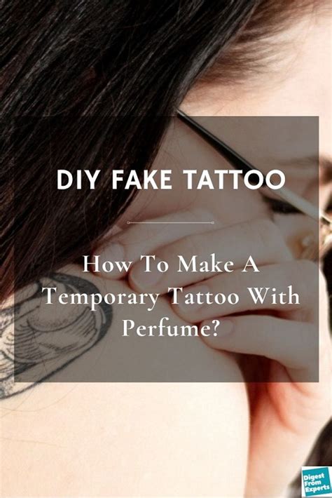 how to make fake tattoos with perfume and water|temporary tattoo with perfume tiktok.